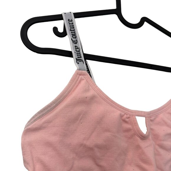 Juicy Couture Baby Pink Y2K Logo Strap Keyhole Bralette Womens Plus Size 1X - Picture 4 of 4